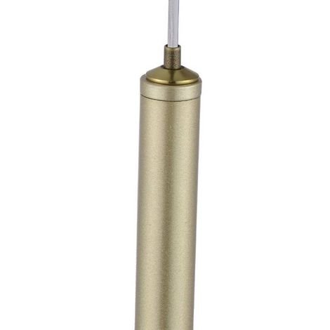 Lustre Pendente LED Nima 3000K 3W 50cm Dourado Bivolt Vidro