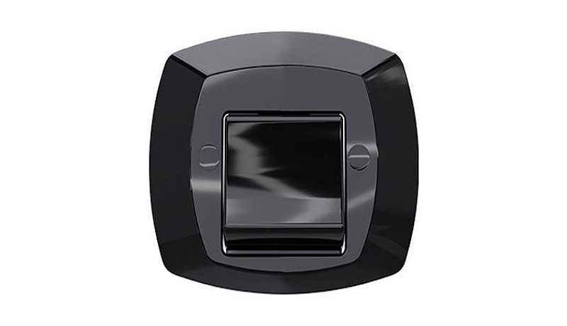 Acabamento Valvula Descarga Docol Classico Preto Abs Blukit