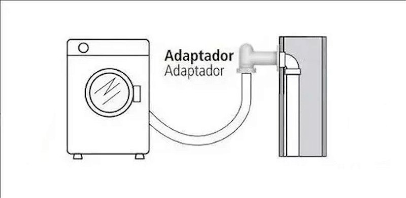 Adaptador Maquina Lavar Roupa Saida anti mau cheiro Tigre