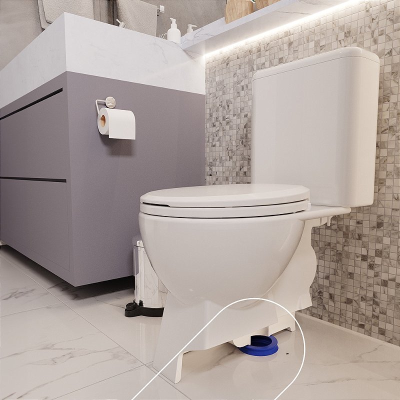 Anel Vedação de Borracha para Vaso Sanitario Moderno Censi