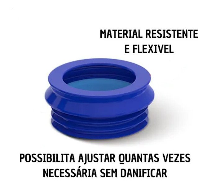 Anel Vedação de Borracha para Vaso Sanitario Moderno Censi