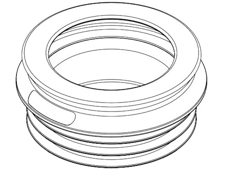 Anel Vedação de Borracha para Vaso Sanitario Moderno Censi