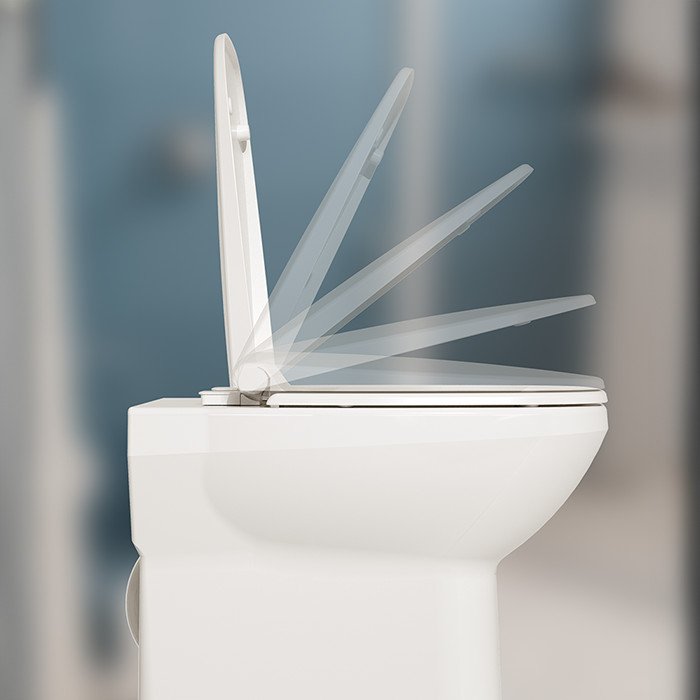 Assento Sanitário Deca modelo Flex Soft Close Branco Censi