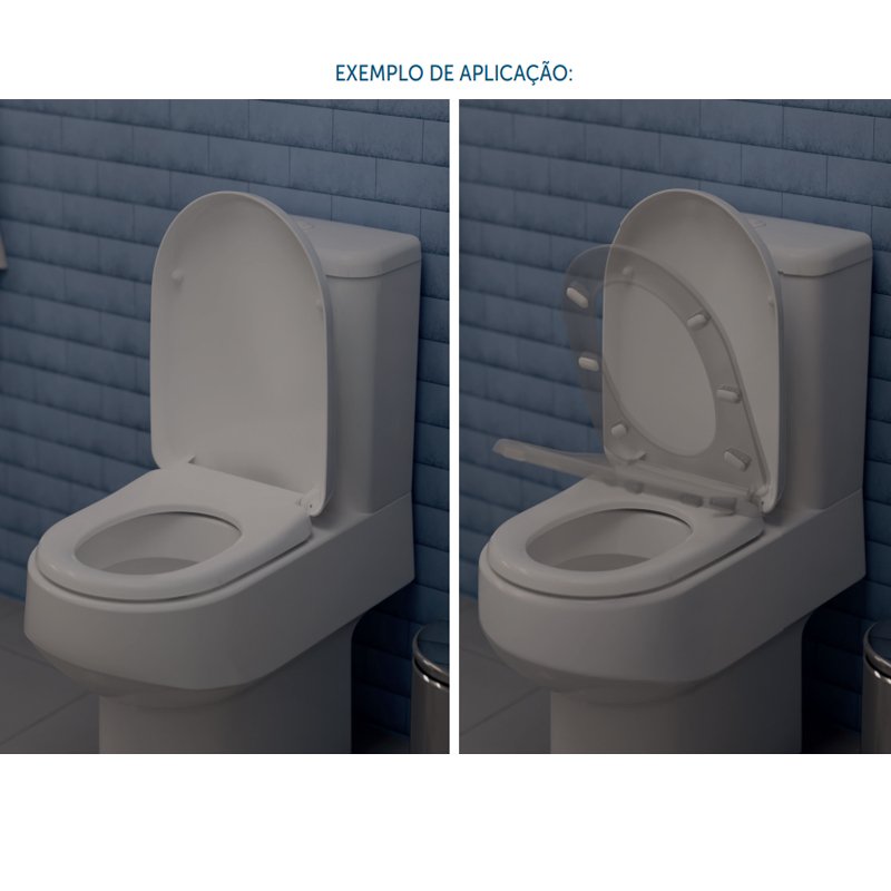 ASSENTO SANITARIO TAMPA VASO SOFT CLOSE CARRARA BRANC BLUKIT