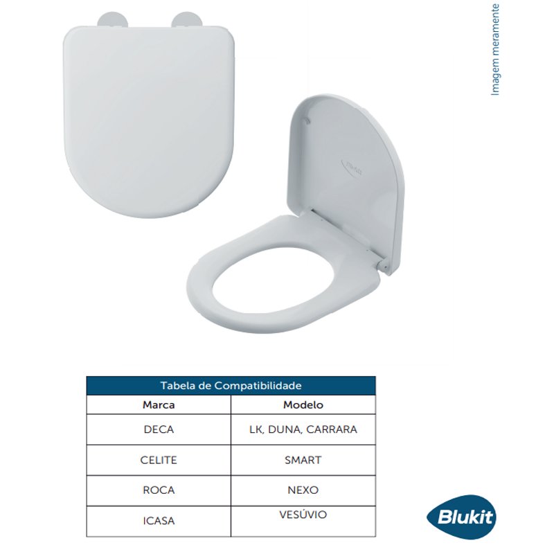 ASSENTO SANITARIO TAMPA VASO SOFT CLOSE CARRARA BRANC BLUKIT