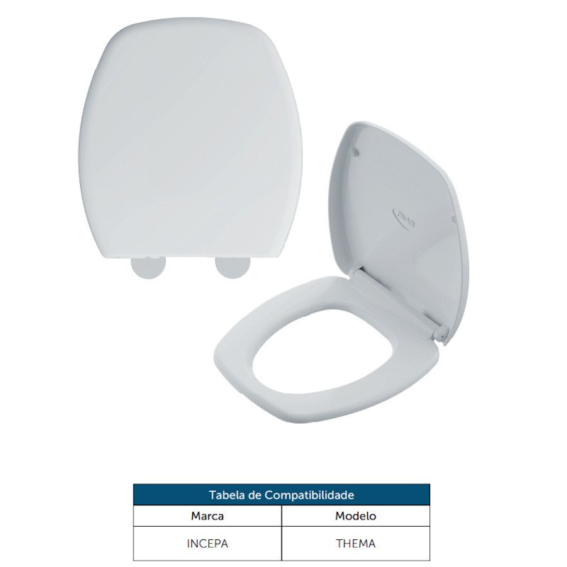 ASSENTO SANITARIO TAMPA VASO SOFT CLOSE INCEPA THEMA BLUKIT