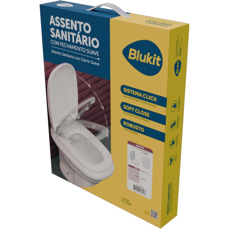 ASSENTO SANITARIO TAMPA VASO SOFT CLOSE SABATINI BR BLUKIT