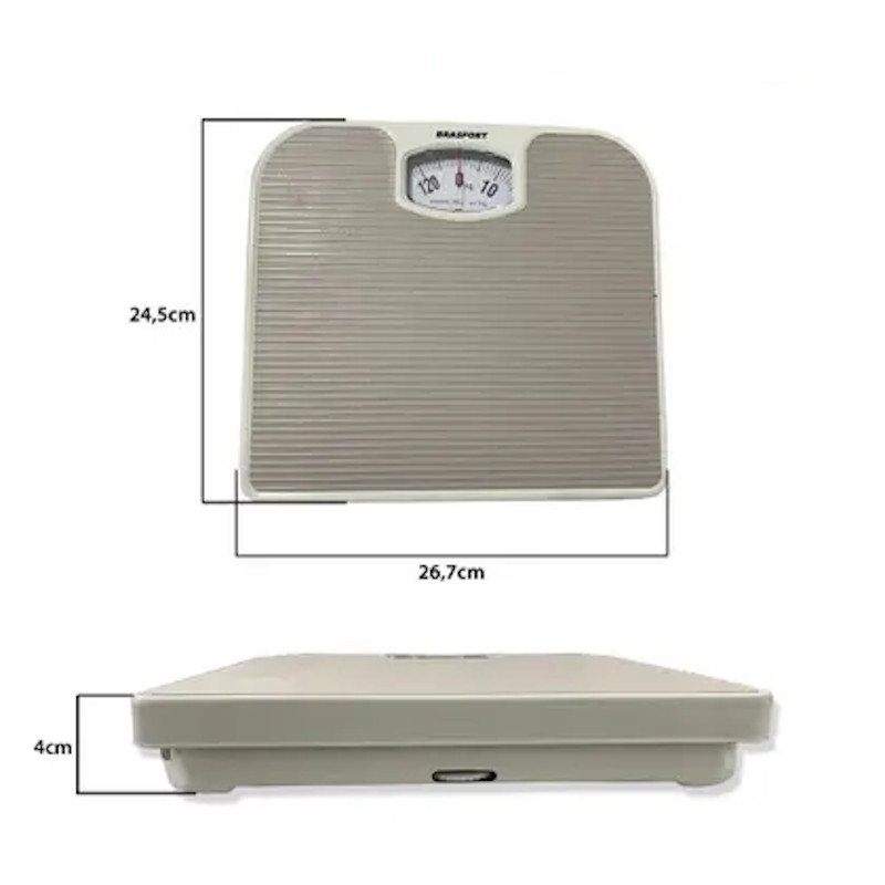 Balança Cozinha Banheiro Corporal Domestica Mecânica 130kg