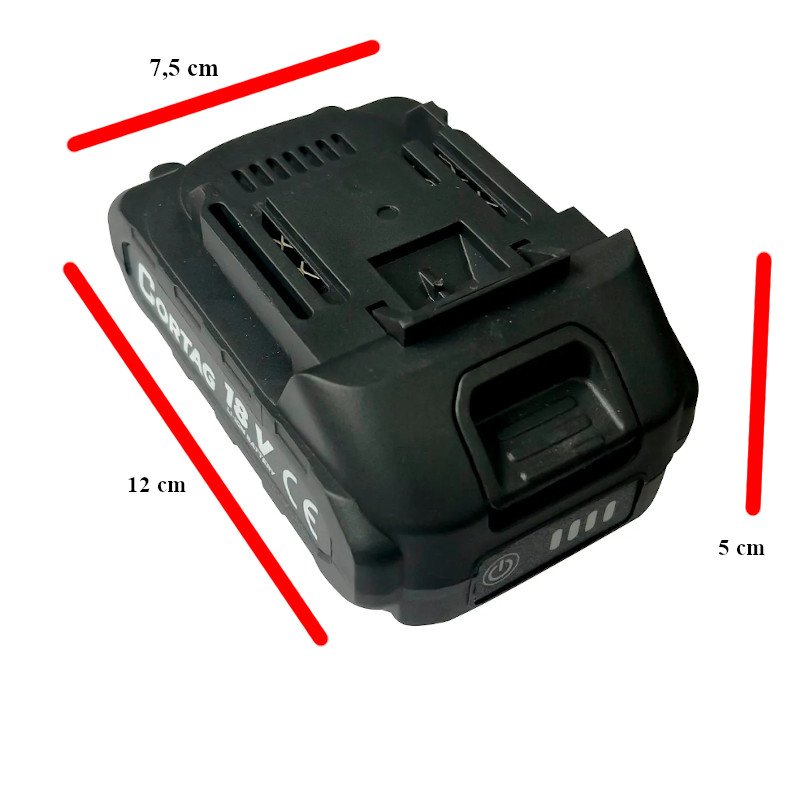 Bateria Maquina Cortag 18V 1.5Ah Íon Lítio Original MAC-100
