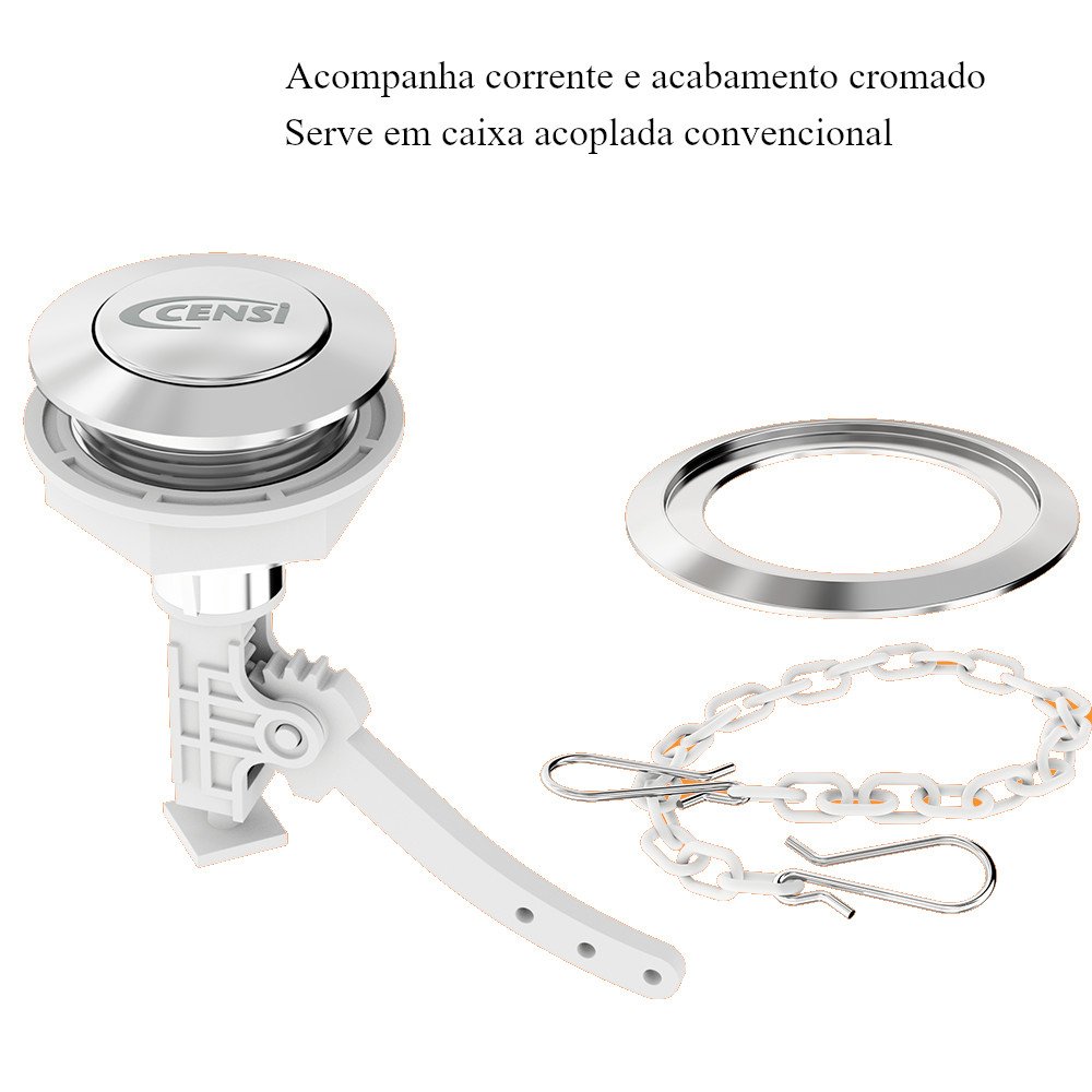 Botão Reparo Acionador Caixa acoplada Superior Convencional