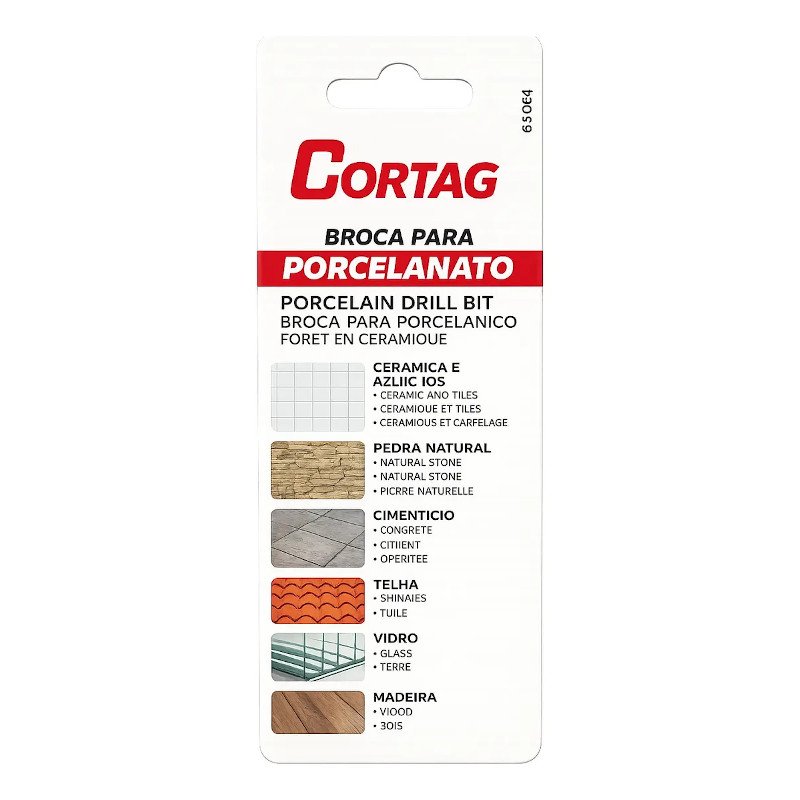 BROCA PORCELANATO MULTIUSO 10 mm X 105 MM RESISTENTE CORTAG
