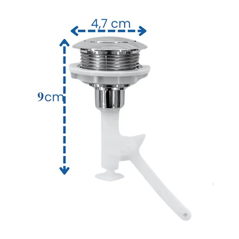 caixa acoplada Kit entrada saida superior Universal completo