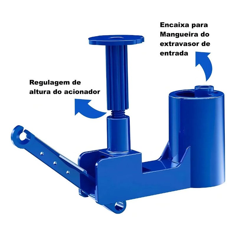 Castelo mecanismo saída reparo caixa acoplada convencional