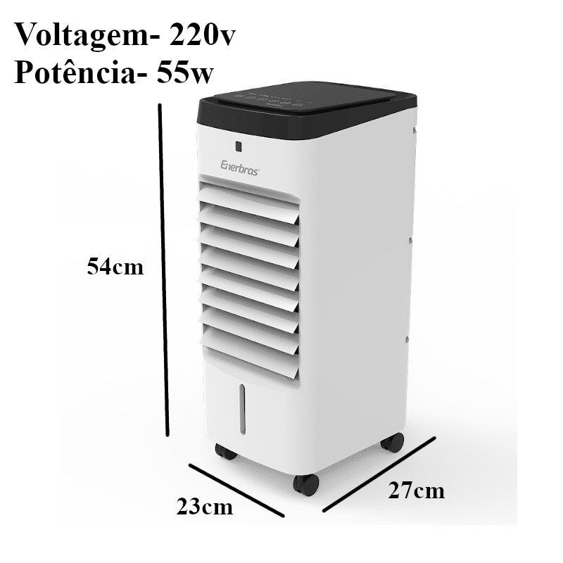 CLIMATIZADOR AR DIGITAL 4 em 1 portatil Enerbras 220v 55w BR