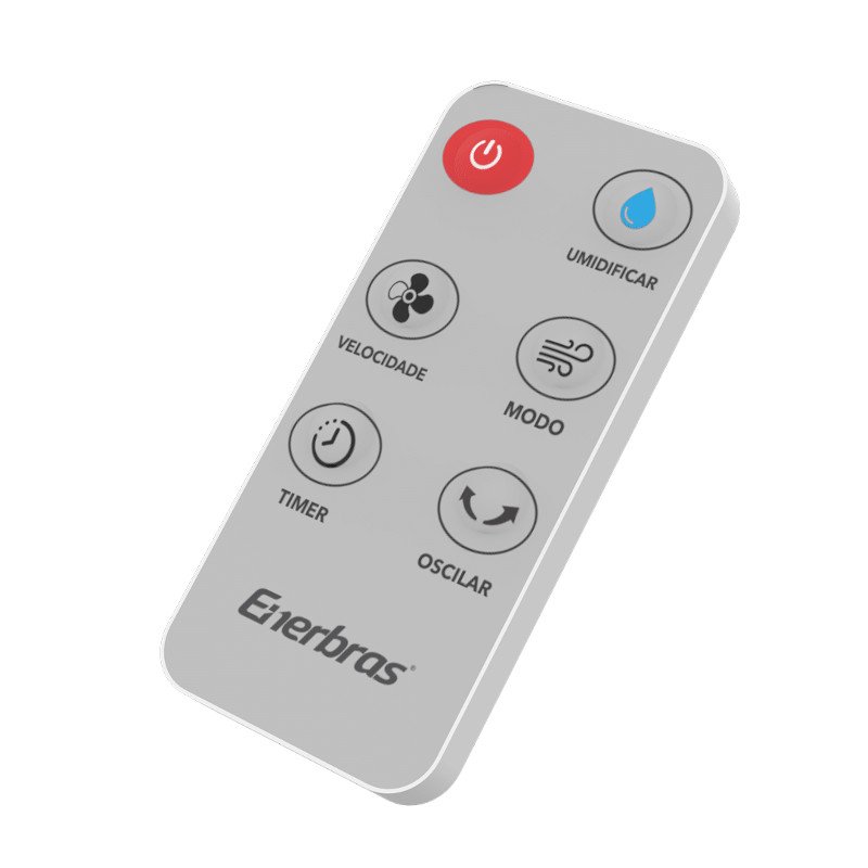 CLIMATIZADOR AR DIGITAL 4 em 1 portatil Enerbras 220v 55w BR