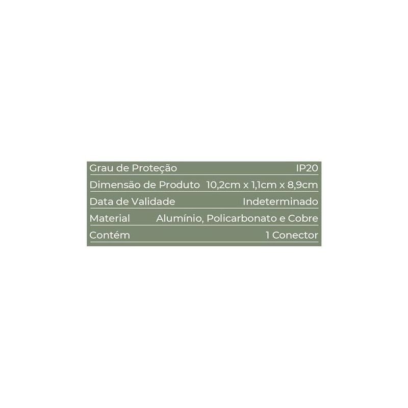 Conector SKALY Dupla Seção Fonte 35cm Preto Nordecor 6758