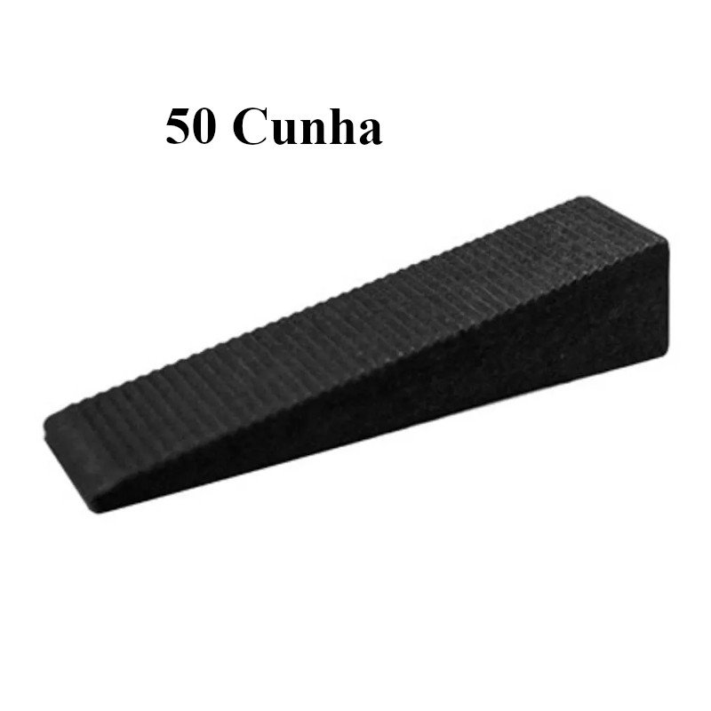 Cunha Nivelador Espaçador Piso Porcelanato slim 50 pc