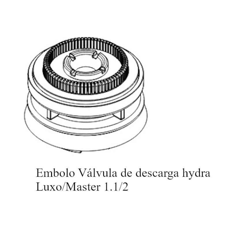 Embolo Reparo Valvula De Descarga Hydra Luxo Master 1.1/2