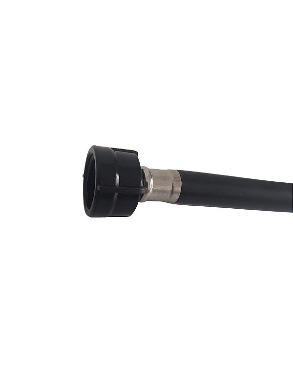 Engate Flexivel 40 cm x 1/2 PVC Preto Ultra resistente Censi