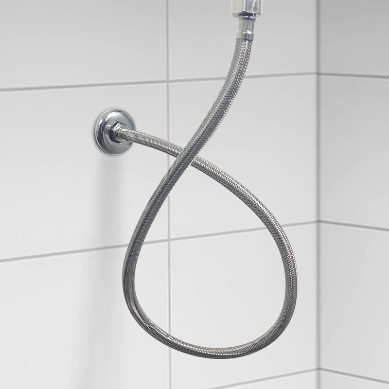 Engate Mangueira Flexível Trançado Aço Inox 1.5m Quente Frio