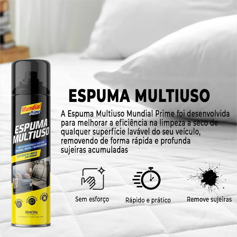 ESPUMA MULTIUSO MÁGICA LIMPEZA SECO ESTOFADOS LAVANDA PRIME
