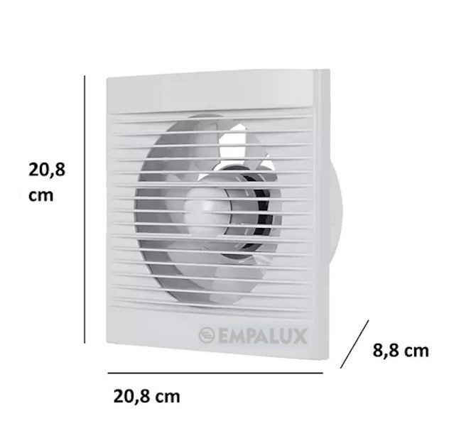 Exaustor Banheiro Lavabo Residencial 150mm 21w 220v Empalux
