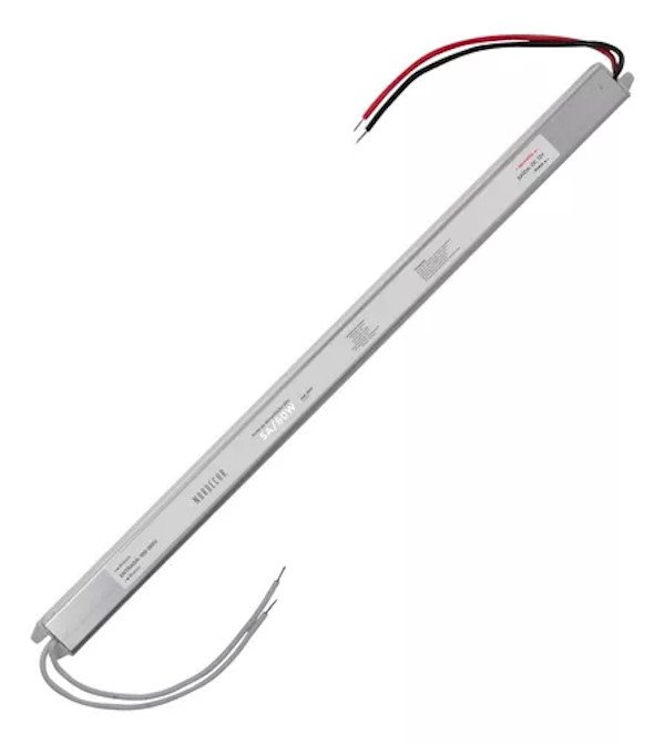 FONTE DE ALIMENTAÇÃO SLIM DC12V 5A/60W Bivolt Nordecor
