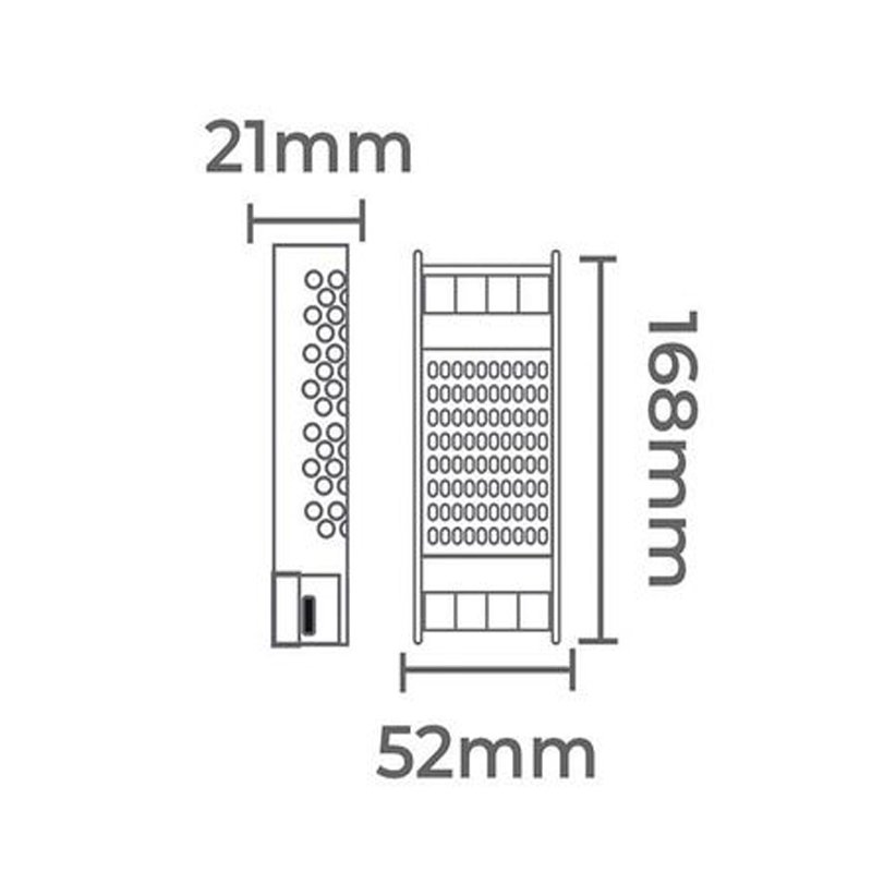 Fonte de Alimentação SLIM DC12V 8,5A/100W Bivolt Nordecor