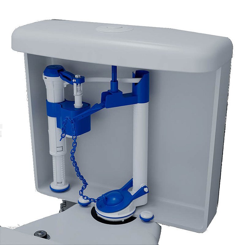 Kit Caixa Acoplada Completo Reparo Saída Convencional Blukit
