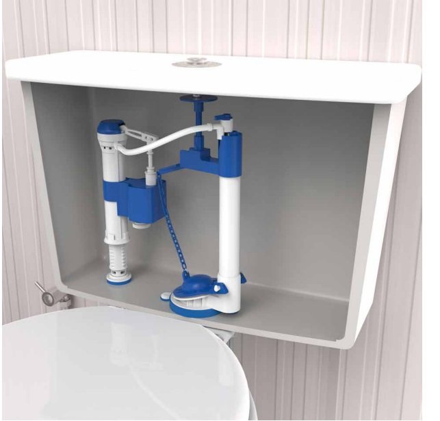 Kit Caixa Acoplada Completo Reparo Saída Convencional Blukit