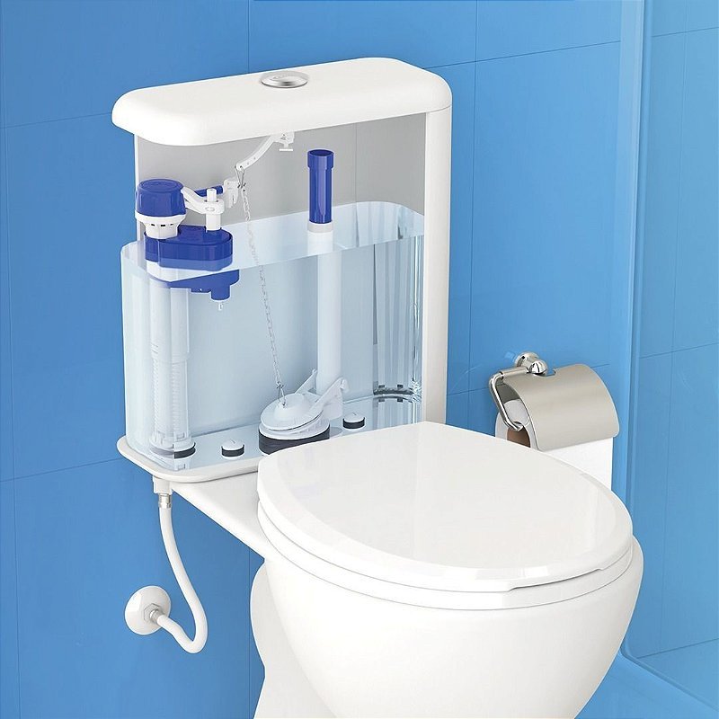 Kit Caixa Acoplada Completo Reparo Saida Convencional Censi