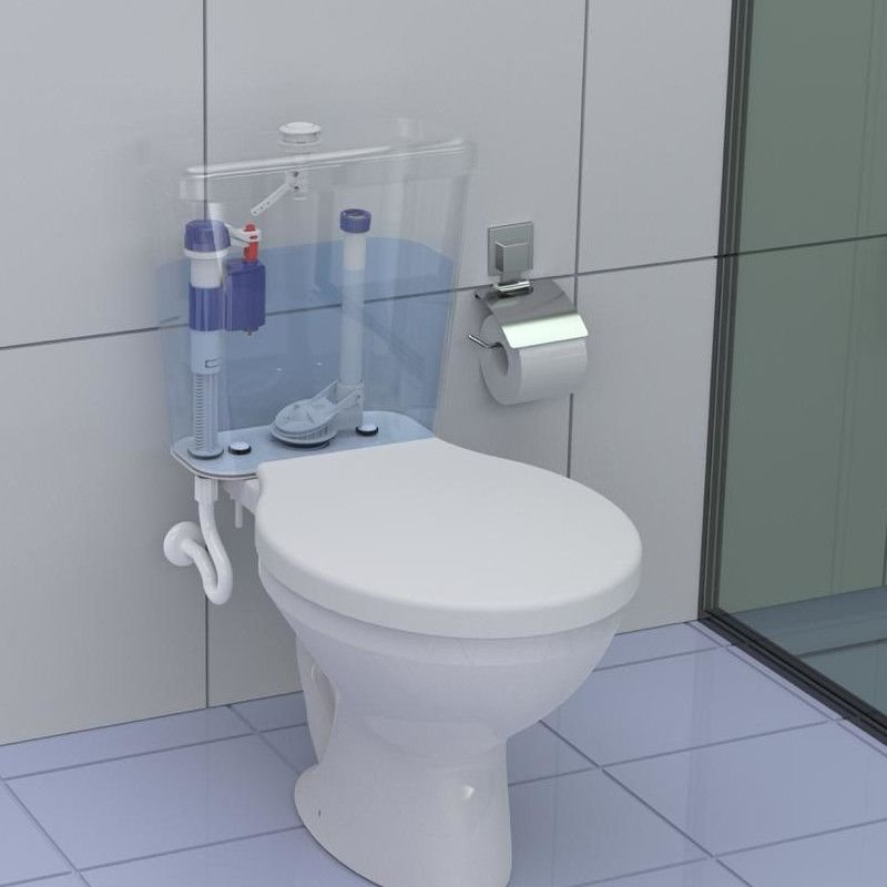 Kit Caixa Acoplada Completo Reparo Saida Convencional Roco