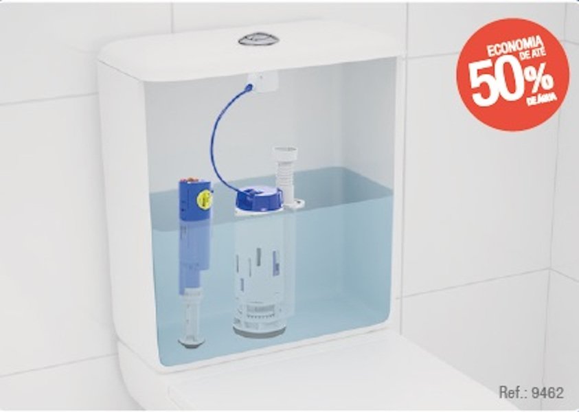 Kit Caixa Acoplada Reparo Completo Master Dual Flush Censi