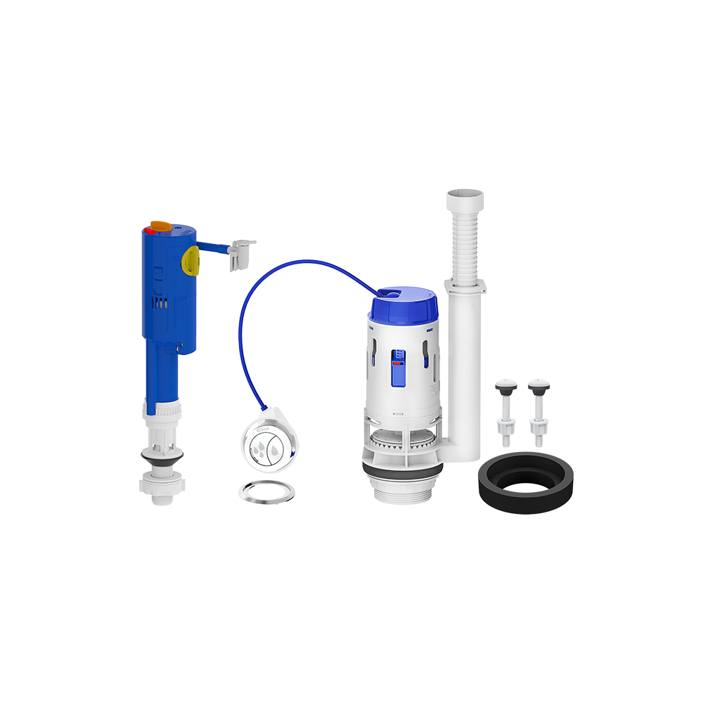 Kit Caixa Acoplada Reparo Completo Master Dual Flush Censi