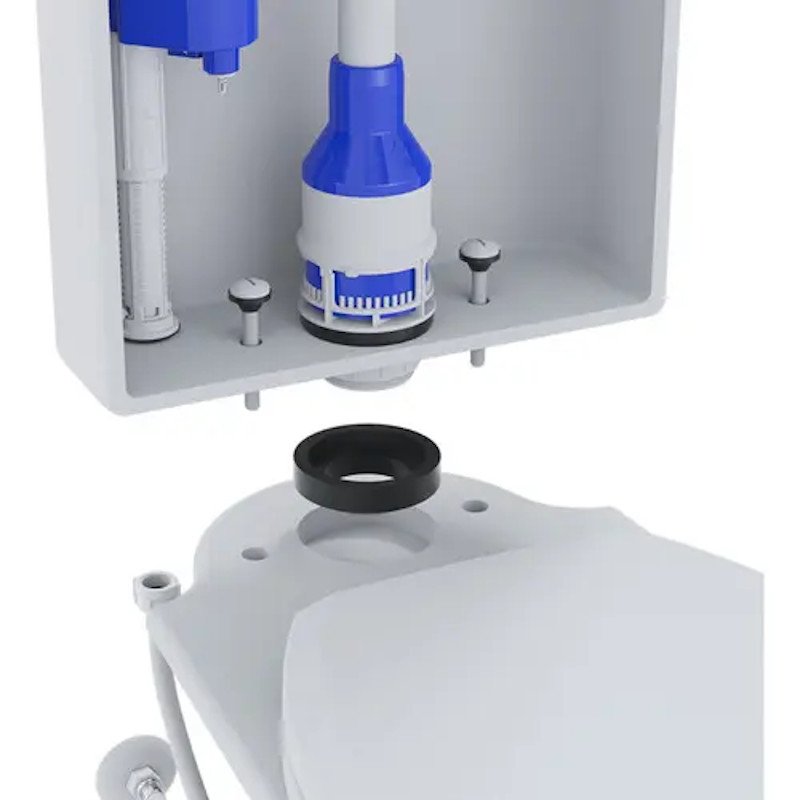 kit Fixação Caixa Acoplada Parafuso + Vedação Universal