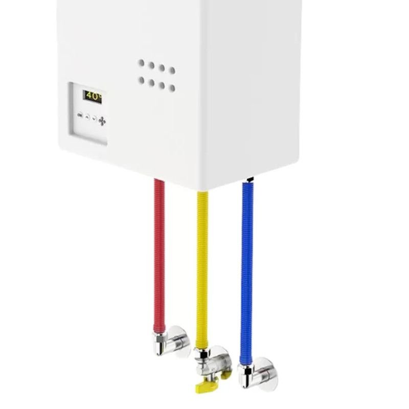 Kit Instalação Aquecedor Gas Flex Aço Inox Completo Censi