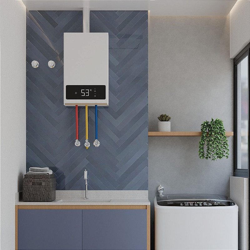 Kit Instalação Aquecedor Gas Flex Aço Inox Completo Censi