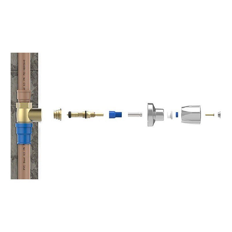 Kit Reparo Chuveiro Salva Registro Facil 10 Em 1 Blukit