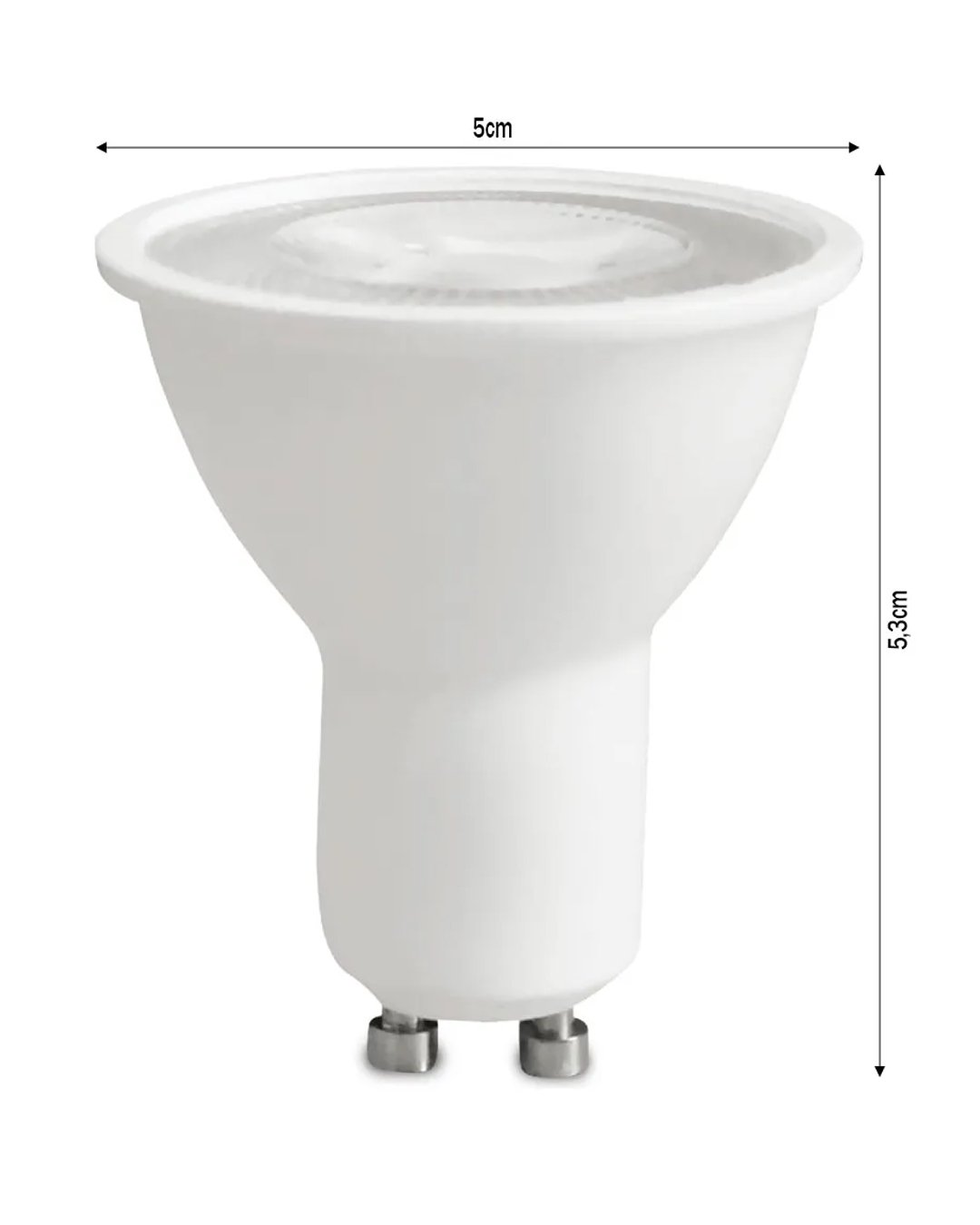 Lâmpada De Led Sof Dicroica 7w 3000k 40° Irc 95 Nordecor