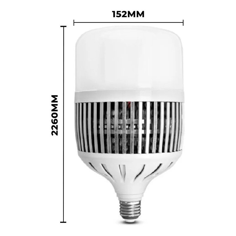 LAMPADA LED BULBO 100W ALTA POTÊNCIA 6500K BOCAL E27 BIVOLT