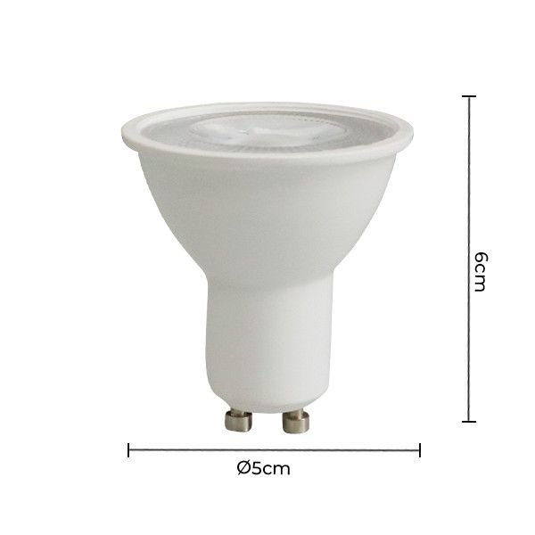 Lampada Led Dicroica MR16 GU10 6w 6000k Branco Frio MBLED