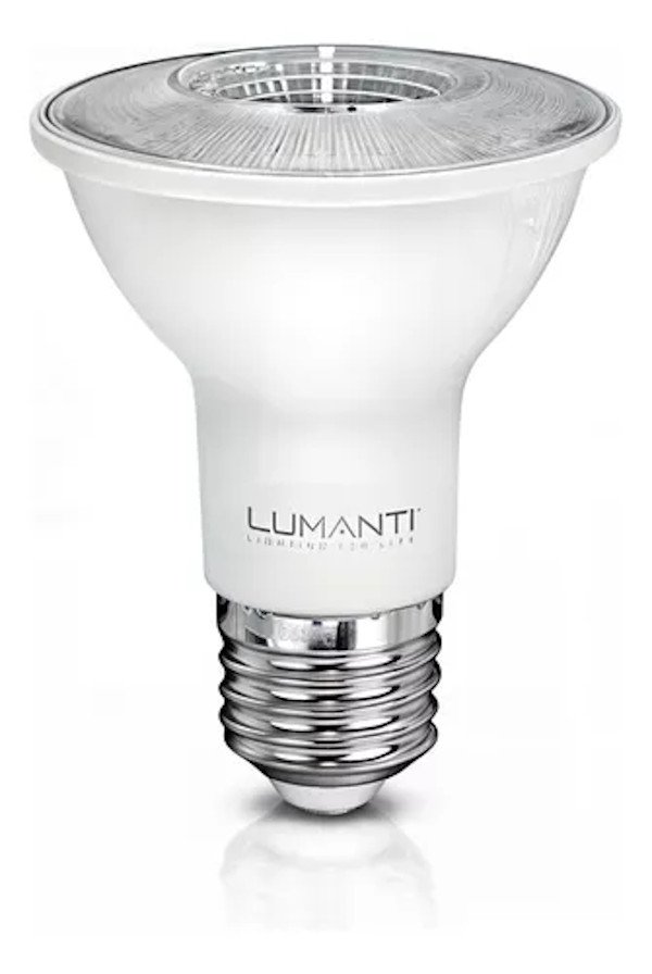 LAMPADA LED PAR 20 7w Branco Frio 6500k bivolt E27 10 pc