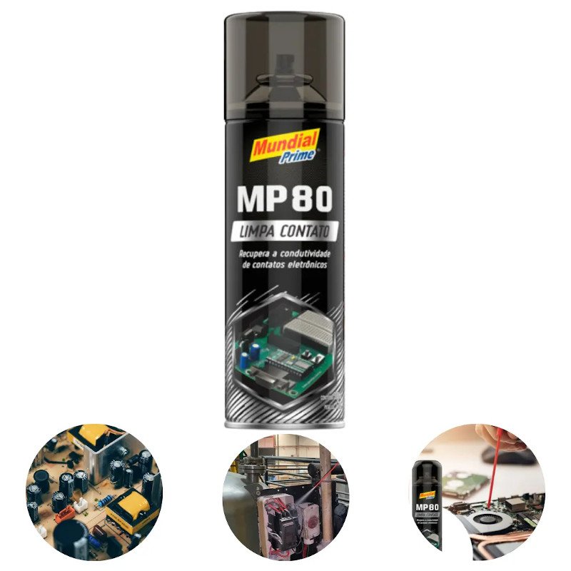 LIMPA CONTATO SPRAY MP80 Eletrônica Alto Rendimento 300ml