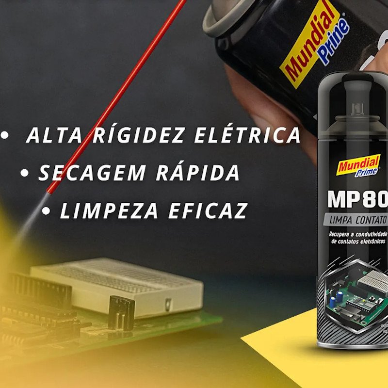 LIMPA CONTATO SPRAY MP80 Eletrônica Alto Rendimento 300ml