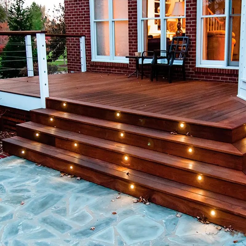 Luminária LED Spot Balizador inox Embuti Elegance 2w 3000k