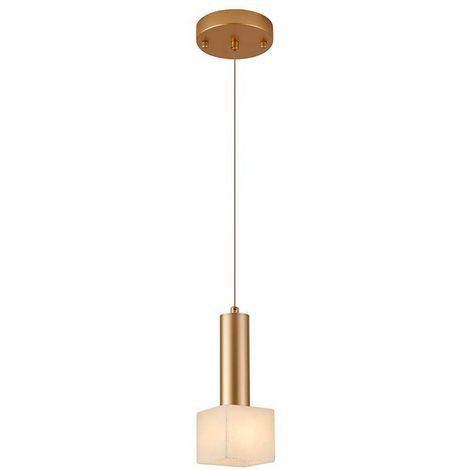 Luminária Lustre Pendente Dufi Ouro Champagne G9 Bivolt