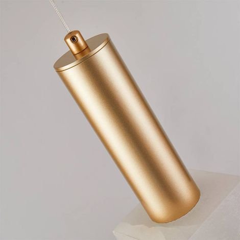 Luminária Lustre Pendente Dufi Ouro Champagne G9 Bivolt