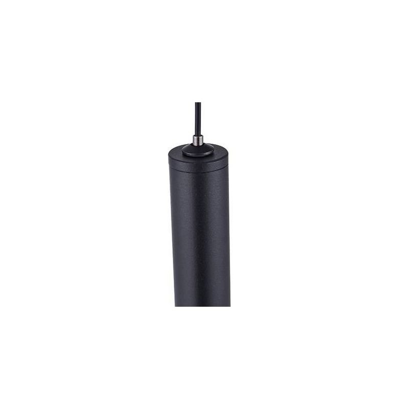 Luminária Lustre Pendente Led Dunn 50cm 3w 3000k Pt Metal