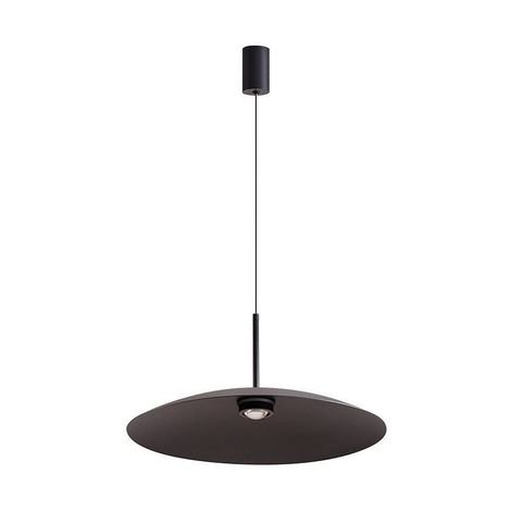 Luminária Lustre Pendente LED Kale Ger Red 3000K 10W Preto
