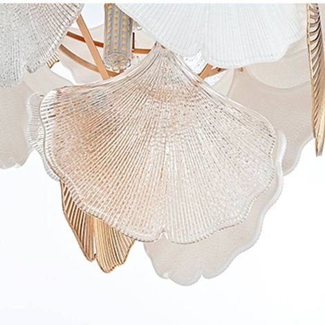 Luminária Lustre Pendente Musche 60CM 18XE14 Ouro Brilho